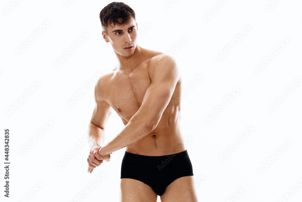 male athlete with naked muscular body workout motivation male athlete with naked muscular body workout motivation