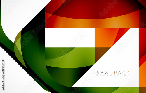Minimal background. Abstract square shape with round corners created with wavy forms. Vector Illustration For Wallpaper, Banner, Background, Landing Page Free Download Minimal background. Abstract square shape with round corners created with wavy forms. Vector Illustration For Wallpaper, Banner, Background, Landing Page - GFXLoad
