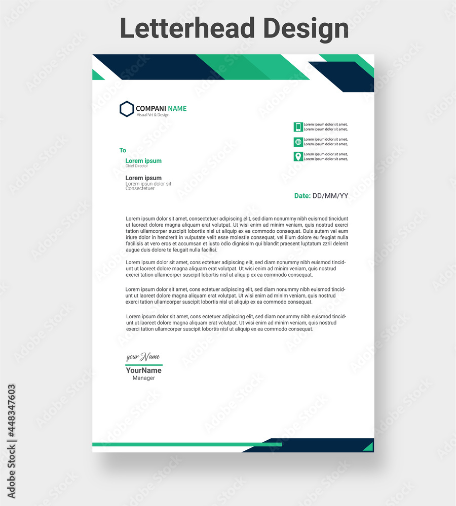 Letterhead Template Letterhead Template