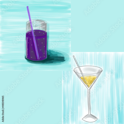 refreshing drink, drink, soft drink, summer drink, drink for freshness