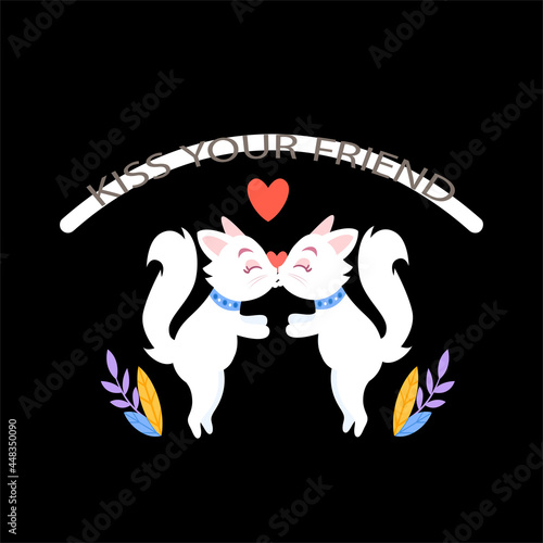 international kissing day design