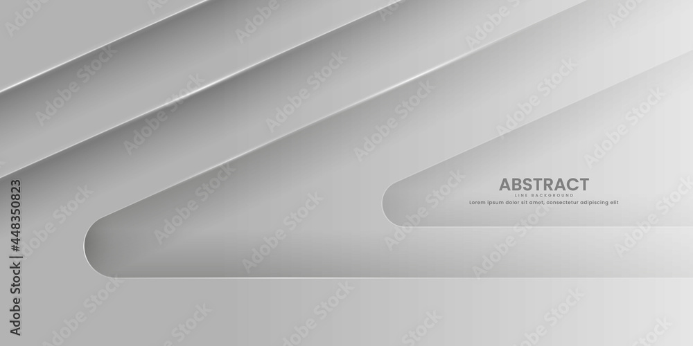 White abstract elegant curved light background