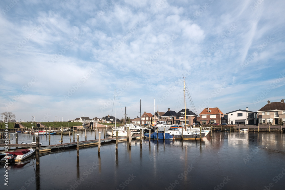 Buitenhaven in Genemuiden, Overijssel Province, The Netherlands