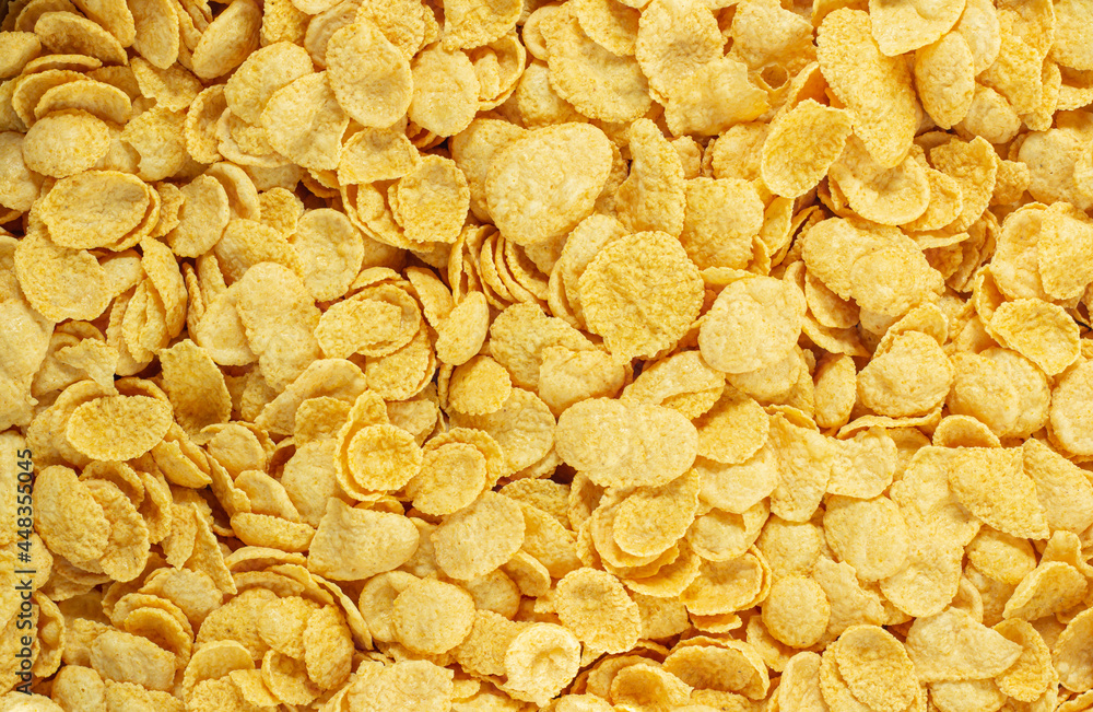 An image top view corn or cereal is food for healthy breakfast or snack detail processed of dietary grain use for background An image top view corn or cereal is food for healthy breakfast or snack detail processed of dietary grain use for background