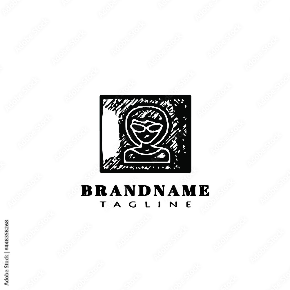 avatar cartoon logo icon design template vector cute avatar cartoon logo icon design template vector cute