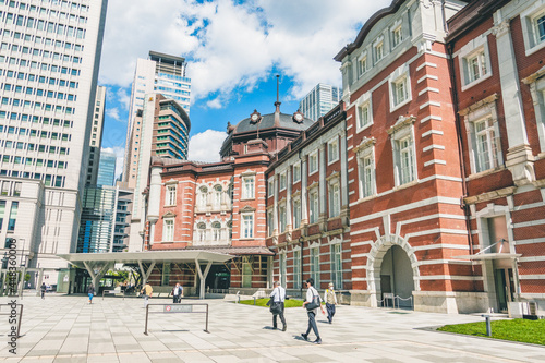 I stayed at a station hotel at Tokyo Station in Japan.