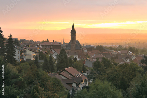 Sonnenaufgang in der Pfalz