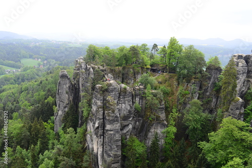 nature in the mountains of Germany Saxon Switzerland