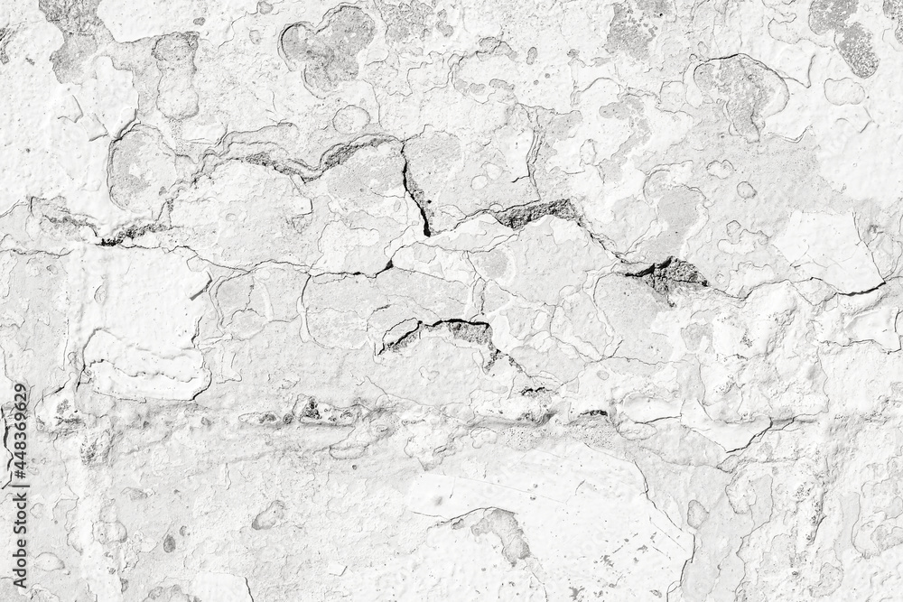 Surface texture of white concrete wall, cement pattern with cracks background with space to copy Surface texture of white concrete wall, cement pattern with cracks background with space to copy