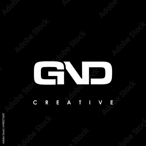 Wallpaper Mural GND Letter Initial Logo Design Template Vector Illustration Torontodigital.ca