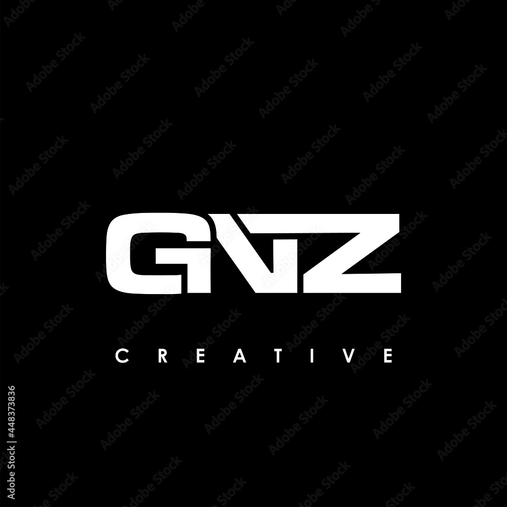 GNZ Letter Initial Logo Design Template Vector Illustration