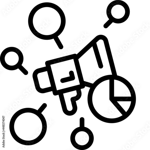 marketing line icon