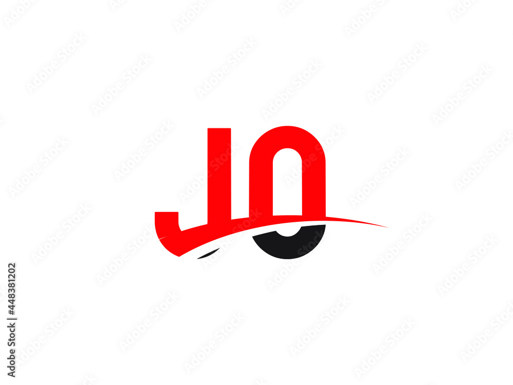JO Letter Initial Logo Design Template JO Letter Initial Logo Design Template