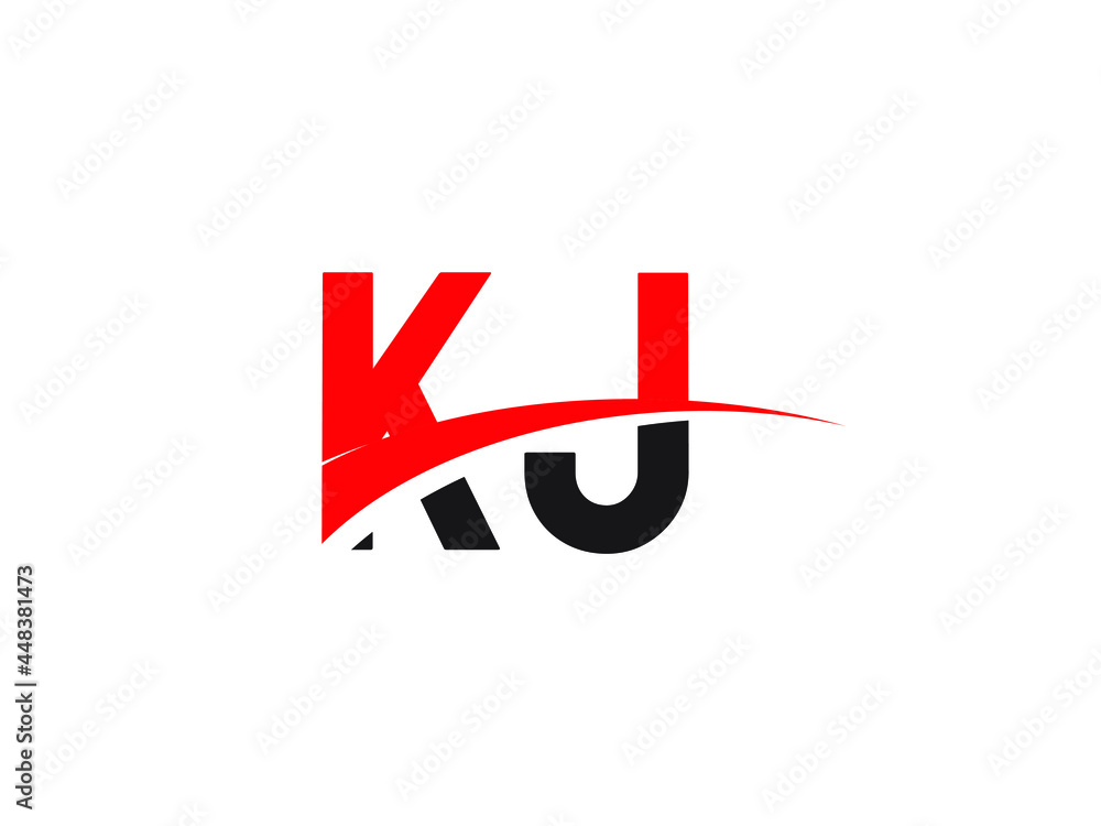 KJ Letter Initial Logo Design Template KJ Letter Initial Logo Design Template