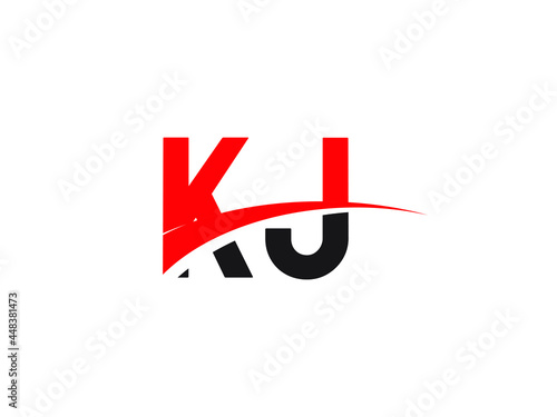 Free Download KJ Letter Initial Logo Design Template - GFXLoad