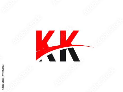 KK Letter Initial Logo Design Template