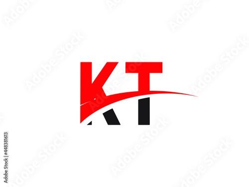 Free Download KT Letter Initial Logo Design Template - GFXLoad
