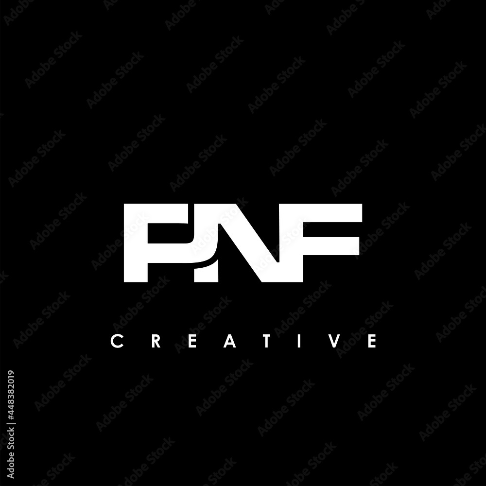 PNF Letter Initial Logo Design Template Vector Illustration