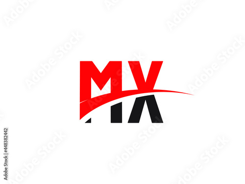 MX Letter Initial Logo Design Template