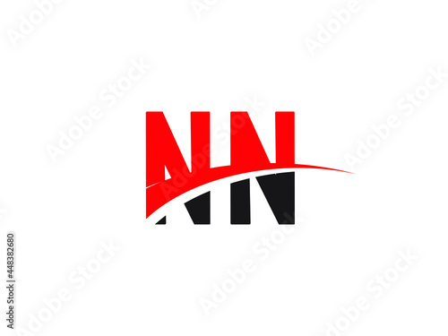 NN Letter Initial Logo Design Template
