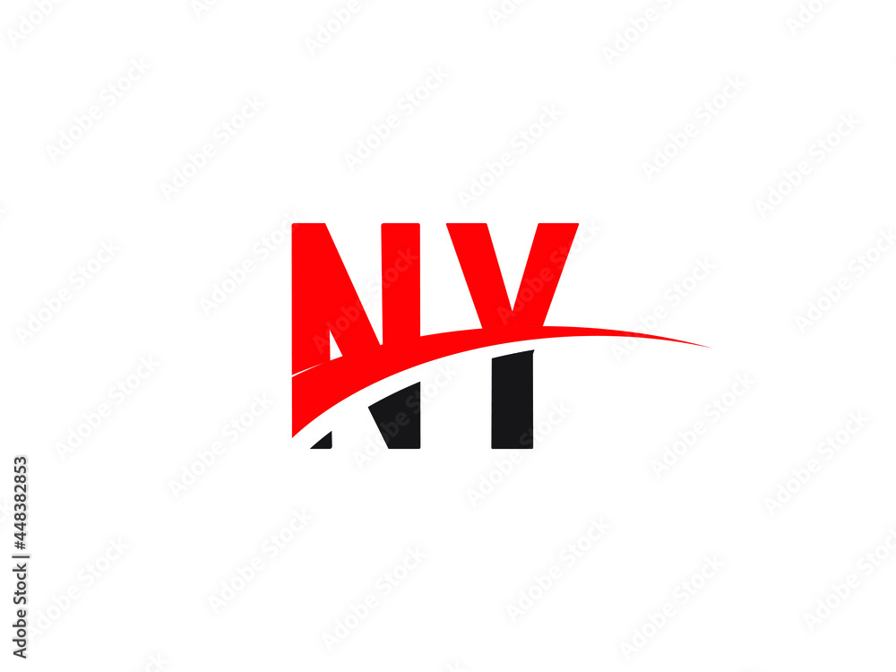 NY Letter Initial Logo Design Template NY Letter Initial Logo Design Template