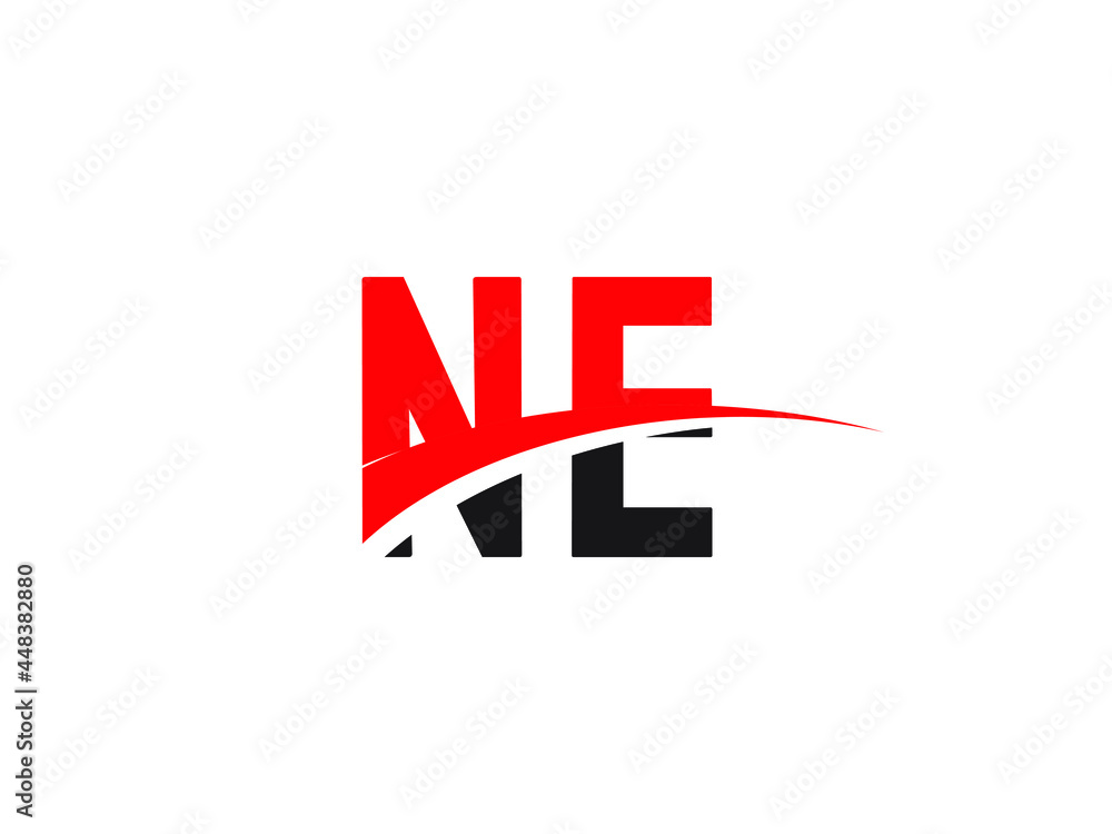 NE Letter Initial Logo Design Template NE Letter Initial Logo Design Template