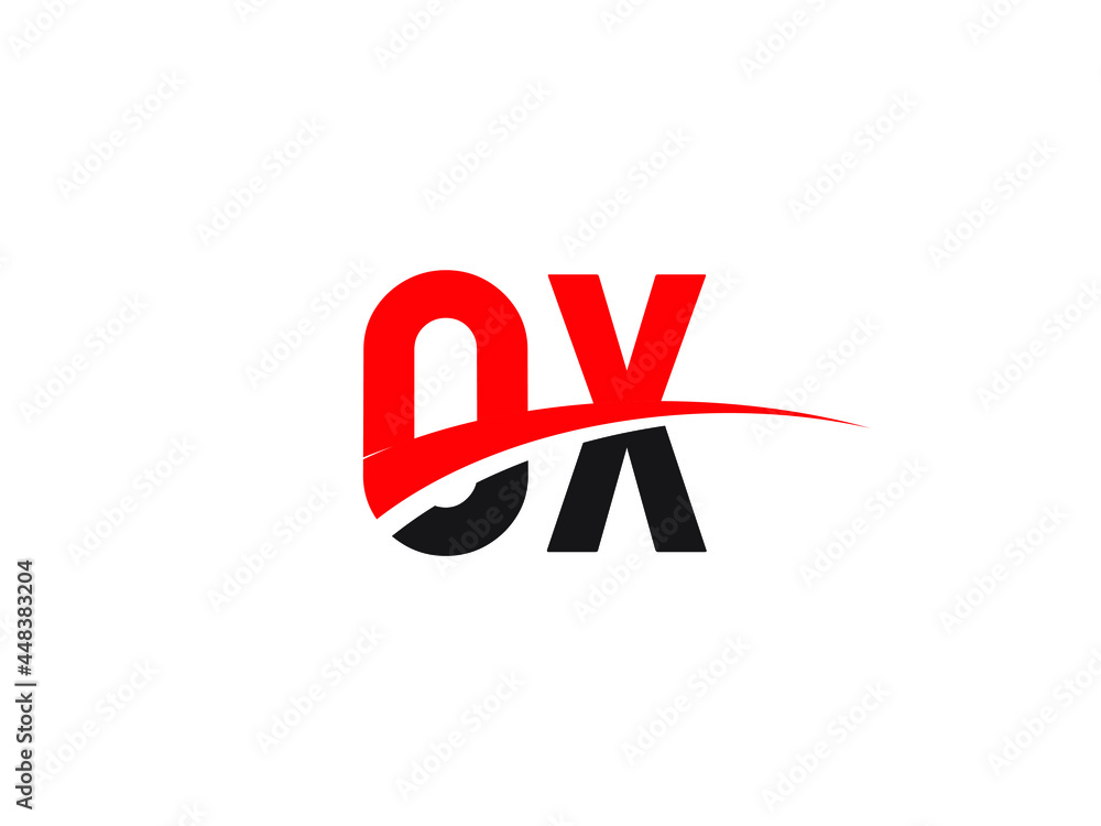 OX Letter Initial Logo Design Template OX Letter Initial Logo Design Template