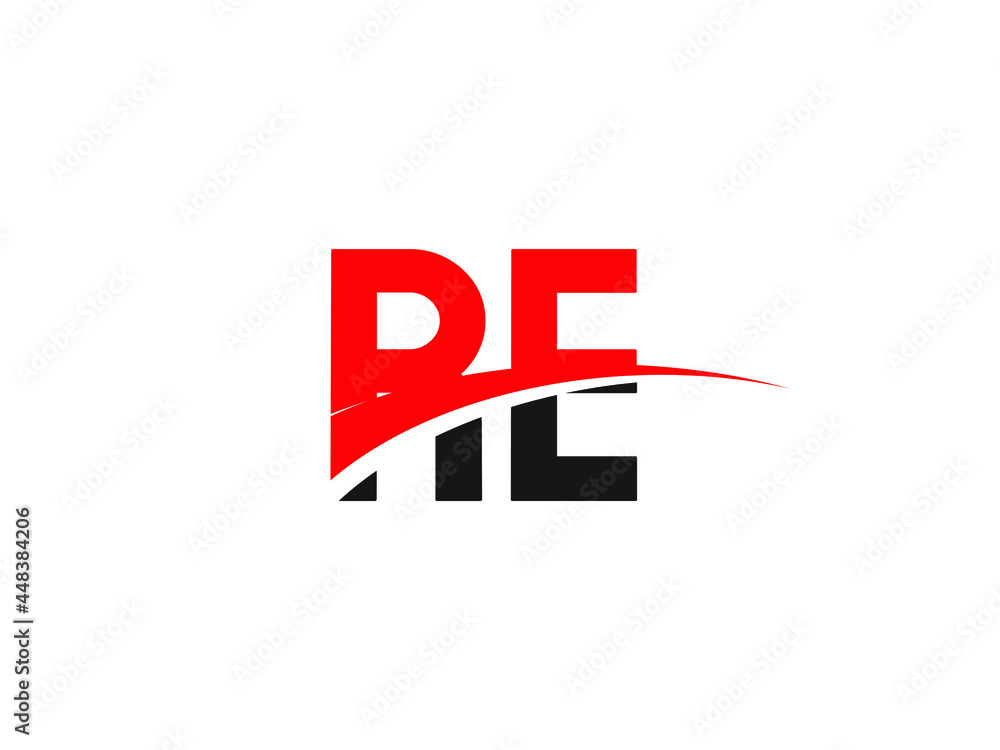 RE Letter Initial Logo Design Template RE Letter Initial Logo Design Template