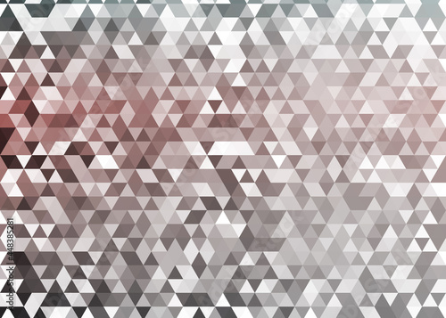 Abstract color Low-Polygones Generative Art background illustration