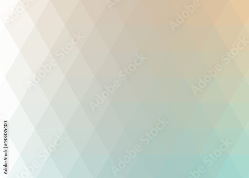 Abstract color Low-Polygones Generative Art background illustration