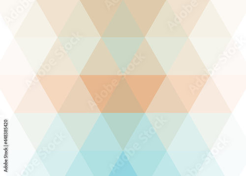 Abstract color Low-Polygones Generative Art background illustration