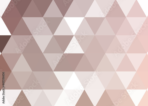 Abstract color Low-Polygones Generative Art background illustration