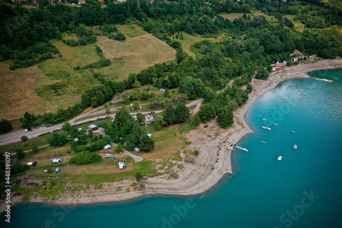 Aerial view on the sautet lake © AUFORT Jérome