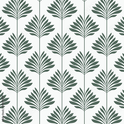 Flower petal or leaves geometric pattern vector background. Repeating tile texture. Pattern is clean usable for wallpaper, fabric, printing
