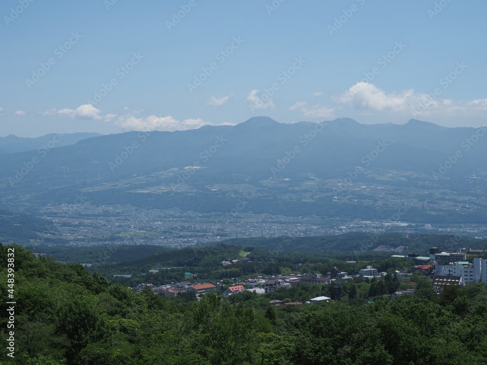 Naklejka premium View while climbing Mt. Haruna