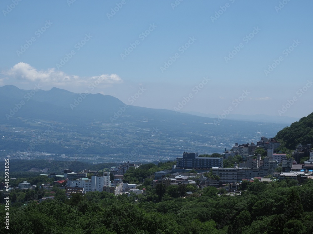 Obraz premium View while climbing Mt. Haruna