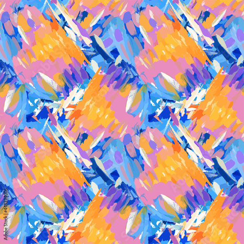 abstract pattern, sunset clouds painted with paint