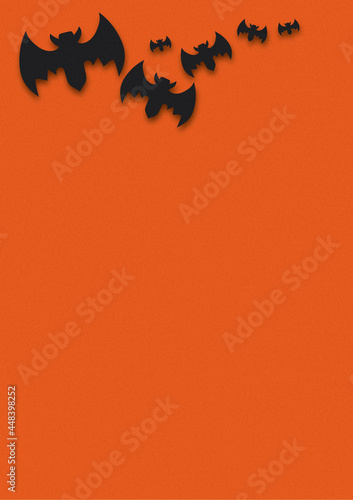 halloween background with bats