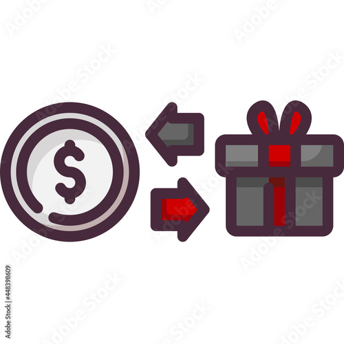 cashback line icon