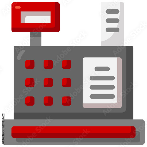 cashier flat icon