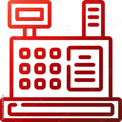 cashier gradient icon