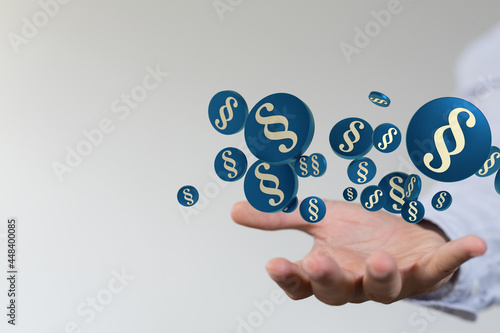 Wallpaper Mural Law and justice concept digital Torontodigital.ca