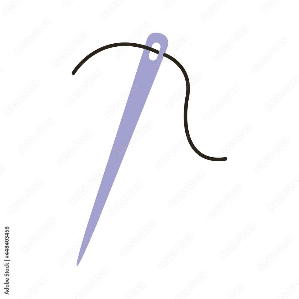 needle with thread needle with thread