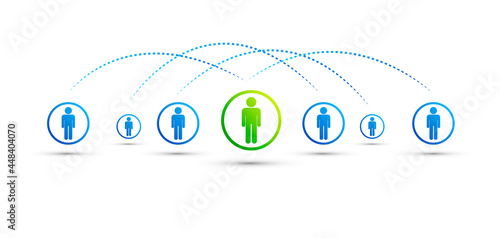 icone, gruppo, utenti, persone, leader