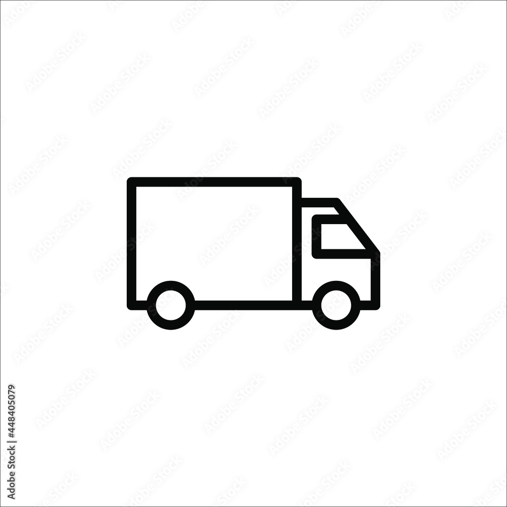 fast delivery truck icon, express delivery, vector illustration on white background fast delivery truck icon, express delivery, vector illustration on white background