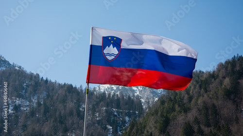 Slovenian flag photo