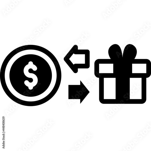 cashback solid line icon