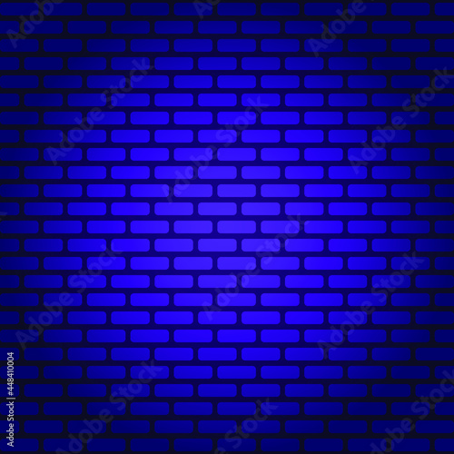 dark purple brick wall background for neon sign