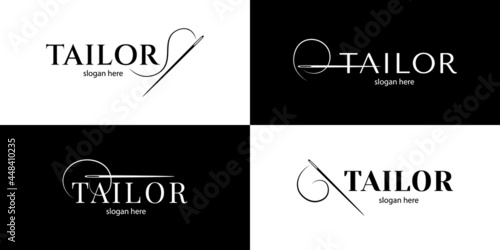 Beautiful tailor logo