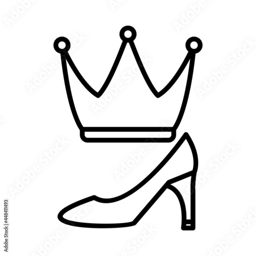 Prom Night Vector Line Icon Design